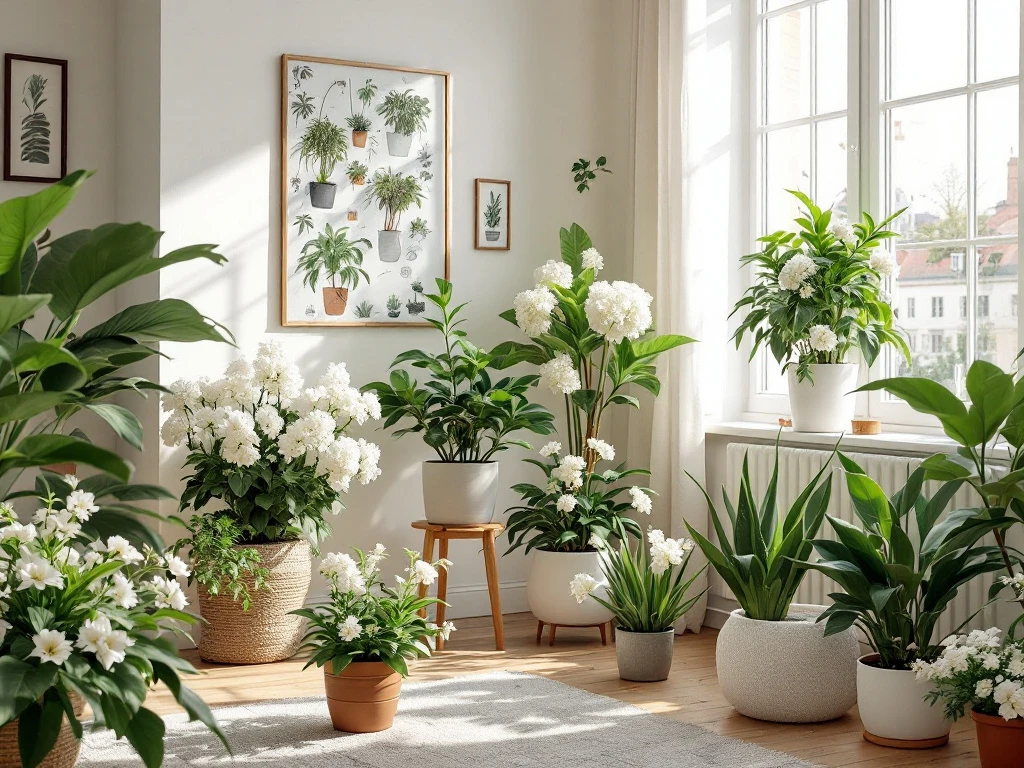 "Transform Your Urban Home: Top White Flowering Indoor Plants in Germany"